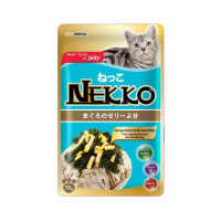 Nekko (Jelly) - Thịt Gói Cho Mèo 70g (Cá Ngừ Với Rong Biển & Trứng)