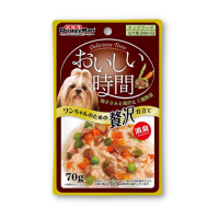 Doggyman - Thịt Gói Cho Chó 70g (Gà Với Gan & 5 Loại Rau Rau)