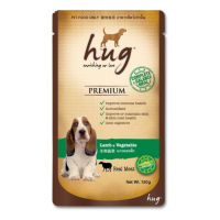 Hug - Pate Gói Cho Chó 120g (Thịt Cừu & Rau Củ)