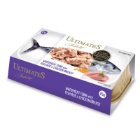 UltimateS - Thịt Hộp Cho Mèo 85g (Cá Ngừ Với Trứng Cá & Gà)