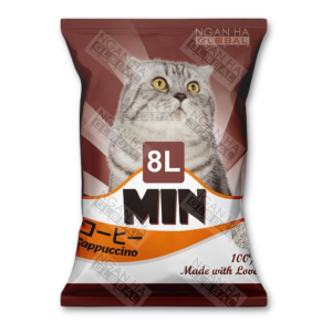 Min - Cát Đất Sét Mèo 8L (Cà Phê)