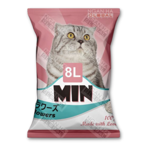 Min - Cát Đất Sét Mèo 8L (Phấn Hoa)