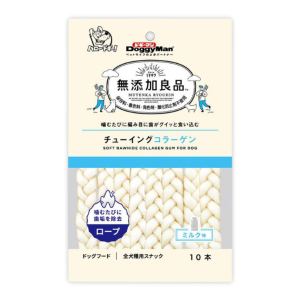 Doggyman - Que Gặm Da Bò Collagen Vị Sữa (10 Cây)