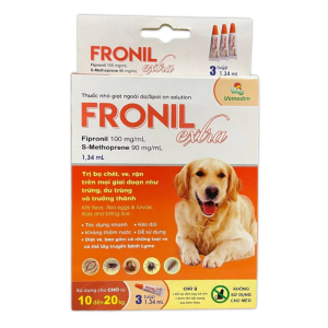 Fronil Extra - Nhỏ Gáy Trị Ve Rận chó (10 - 20kg)
