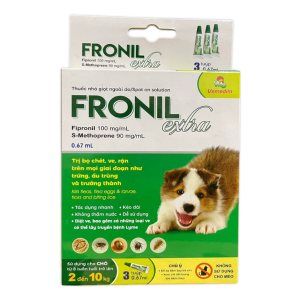 Fronil Extra - Nhỏ Gáy Trị Ve Rận chó (2 - 10kg)
