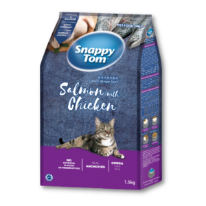 Snappy Tom - Hạt Mèo (Cá Hồi & Gà)