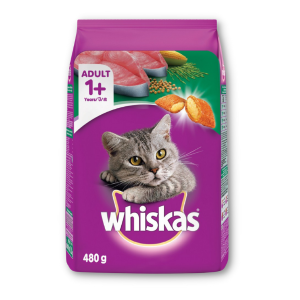 Whiskas - Hạt Cho Mèo Lớn 1.2kg (Cá Ngừ)