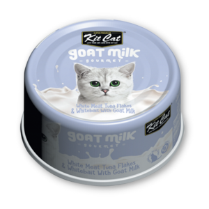 Kitcat - Thịt Hộp Cho Mèo 70g (Sữa Dê Với Cá Ngừ & Cá Trắng)