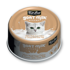 Kitcat - Thịt Hộp Cho Mèo 70g (Sữa Dê Với Cá Ngừ & Phô Mai)