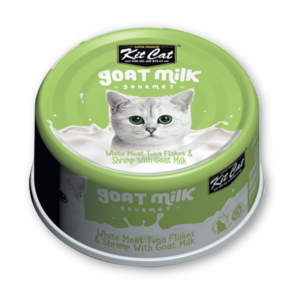 Kitcat - Thịt Hộp Cho Mèo 70g (Sữa Dê Với Cá Ngừ & Tôm)