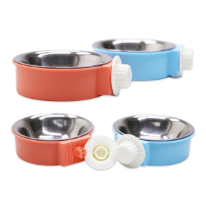 Letrungpet - Bát Ăn Đơn Inox Chó Mèo (Gắn Chuồng)