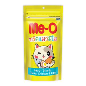 MeO - Bánh Thưởng Cho Mèo 50g (Cá Ngừ Với Gà & Trứng)