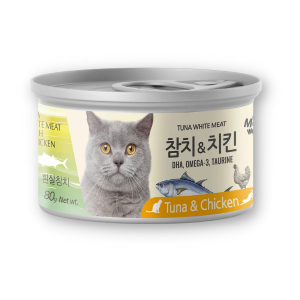 MeoWow - Thịt Hộp Cho Mèo 80g (Cá Ngừ & Gà)