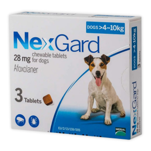 Nexgard - Viên Nhai Trị Ve Rận (Chó 4 - 10kg)