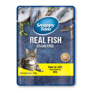 Snappy Tom (Real Fish) - Thịt Gói Cho Mèo 85g (Cá Ngừ)