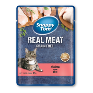 Snappy Tom (Real Meat) - Thịt Gói Cho Mèo 85g (Thịt Gà)