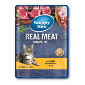 Snappy Tom (Real Meat) - Thịt Gói Cho Mèo 85g (Thịt Cừu)