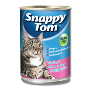 Snappy Tom - Pate Cho Mèo 400g (Thịt Gà - Gravy)