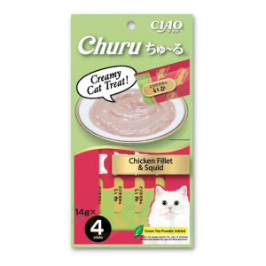 Ciao Churu - Súp Thưởng Cho Mèo 56g (Thịt Gà & Mực)