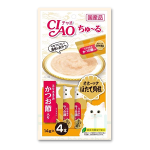 Ciao Churu - Súp Thưởng Cho Mèo 56g (Cá Ngừ Với Gà & Sò Điệp)