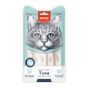 Wanpy - Súp Thưởng Cho Mèo 70g (Cá Ngừ & Cá Hồi)