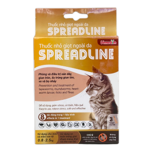 Spreadline - Nhỏ Gáy Trị Ve Rận Mèo (0.8 - 2.5kg)