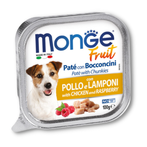Monge Fresh - Pate Chó 100g (Gà & Phúc Bồn Tử)