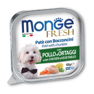 Monge Fresh - Pate Chó 100g (Gà & Rau Củ)
