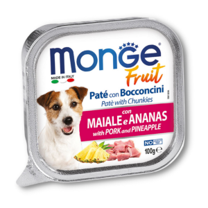 Monge Fresh - Pate Chó 100g (Heo & Trái Dứa)