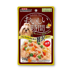 Doggyman - Thịt Gói Cho Chó 70g (Gà Với Sụn & Rau)