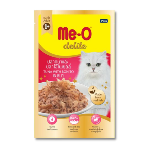 MeO Delite - Thịt Gói Cho Mèo 70g (Cá Ngừ & Cá Sọc Dưa)