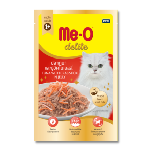 MeO Delite - Thịt Gói Cho Mèo 70g (Cá Ngừ & Cua)