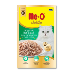 MeO Delite - Thịt Gói Cho Mèo 70g (Cá Ngừ & Gà)