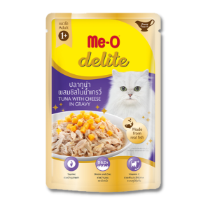MeO Delite - Thịt Gói Cho Mèo 70g (Cá Ngừ & Phô Mai)