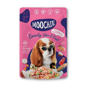 Moochie - Thịt Gói Cho Chó 85g (Gà & Cá Hồi)