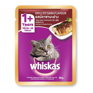 Whiskas - Pate Gói Cho Mèo Lớn 80g (Cá Basa Nướng)