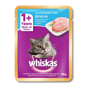 Whiskas - Pate Gói Cho Mèo Lớn 80g (Cá Biển)