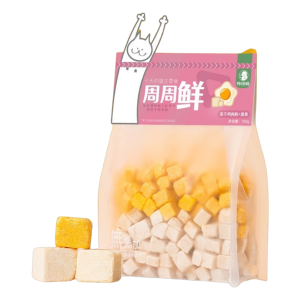 Zhou Zhou - Thịt Sấy Chó Mèo 100g (Thịt Gà & Lòng Đỏ)
